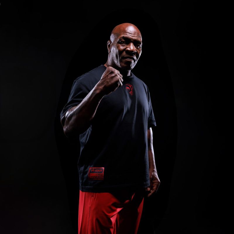 Venum T-Shirt Mike Tyson Tiger schwarz/rot