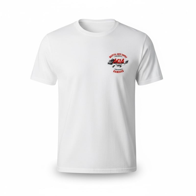 T-Shirt Asia Sports mit Backprint in weiß T-Shirt Asia Sports mit Backprint in weiß