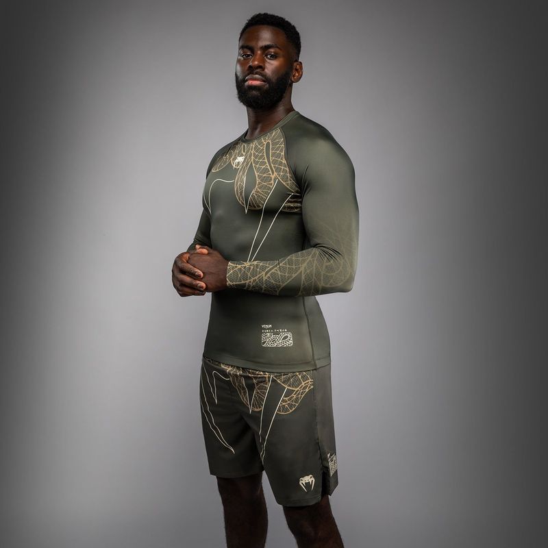 Venum Serpenti Langarm-Rashguard Khaki/Bronze Venum Serpenti Langarm-Rashguard Khaki/Bronze
