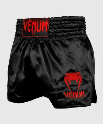 Venum Muay Thai Shorts Classic Black/Red Venum Muay Thai Shorts Classic Black/Red