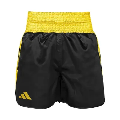 Adidas Boxing Shorts in Schwarz-Gold Adidas Boxing Shorts in Schwarz-Gold