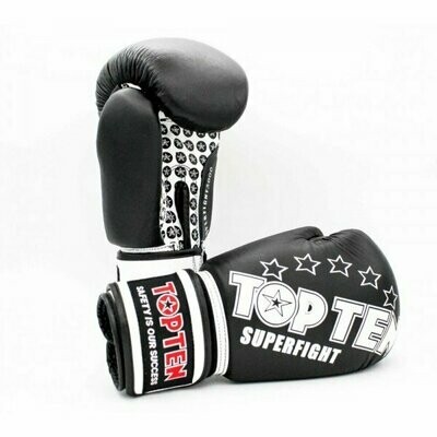Top Ten Boxhandschuhe Superfight 3000 Schwarz