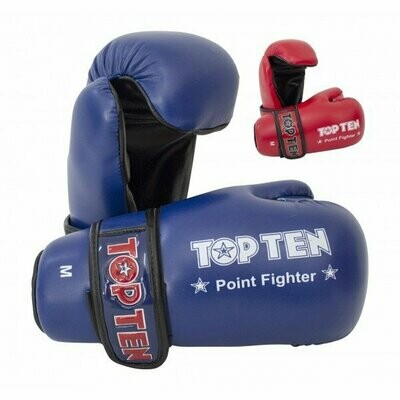 Top Ten Semikontakt-Handschuh Pointfighter in Blau