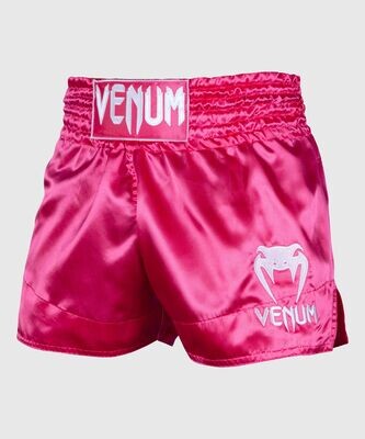Venum Muay Thai Shorts Classic Pink/White
