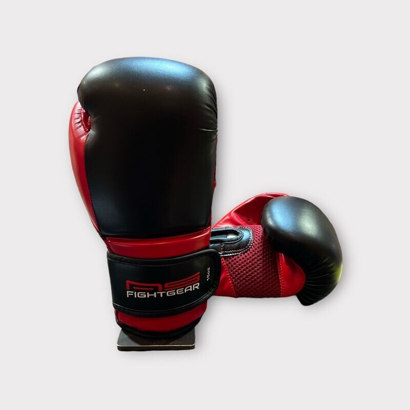 Boxhandschuhe Fighter II Schwarz/Rot