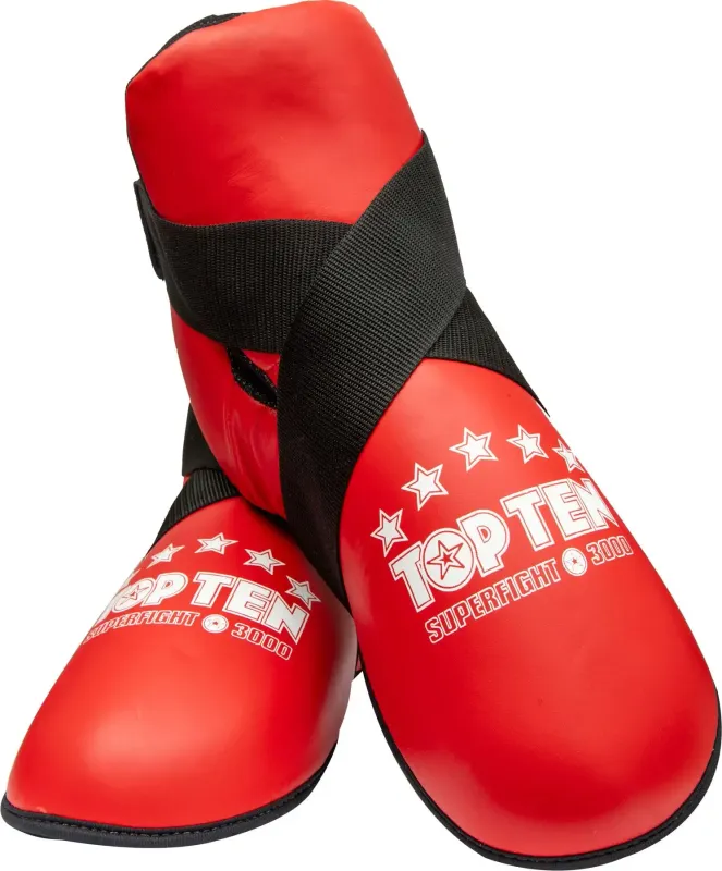 Fußschützer Top Ten Fight in Rot Fußschützer Top Ten Fight in Rot