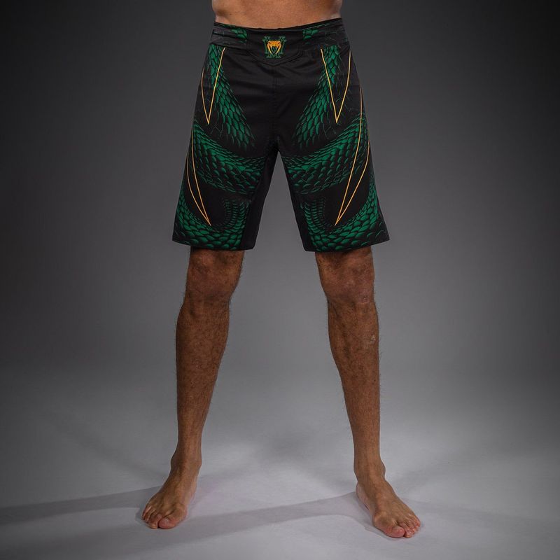 Venum Matupa Fightshorts Schwarz/Grün/Gold