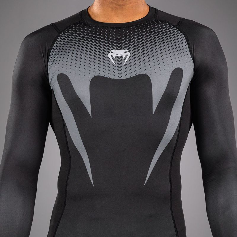 Venum No Gi Langarm-Rashguard Schwarz/Silbergrau Venum No Gi Langarm-Rashguard Schwarz/Silbergrau