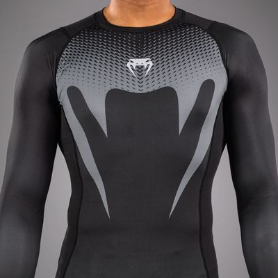 Venum No Gi Langarm-Rashguard Schwarz/Silbergrau Venum No Gi Langarm-Rashguard Schwarz/Silbergrau