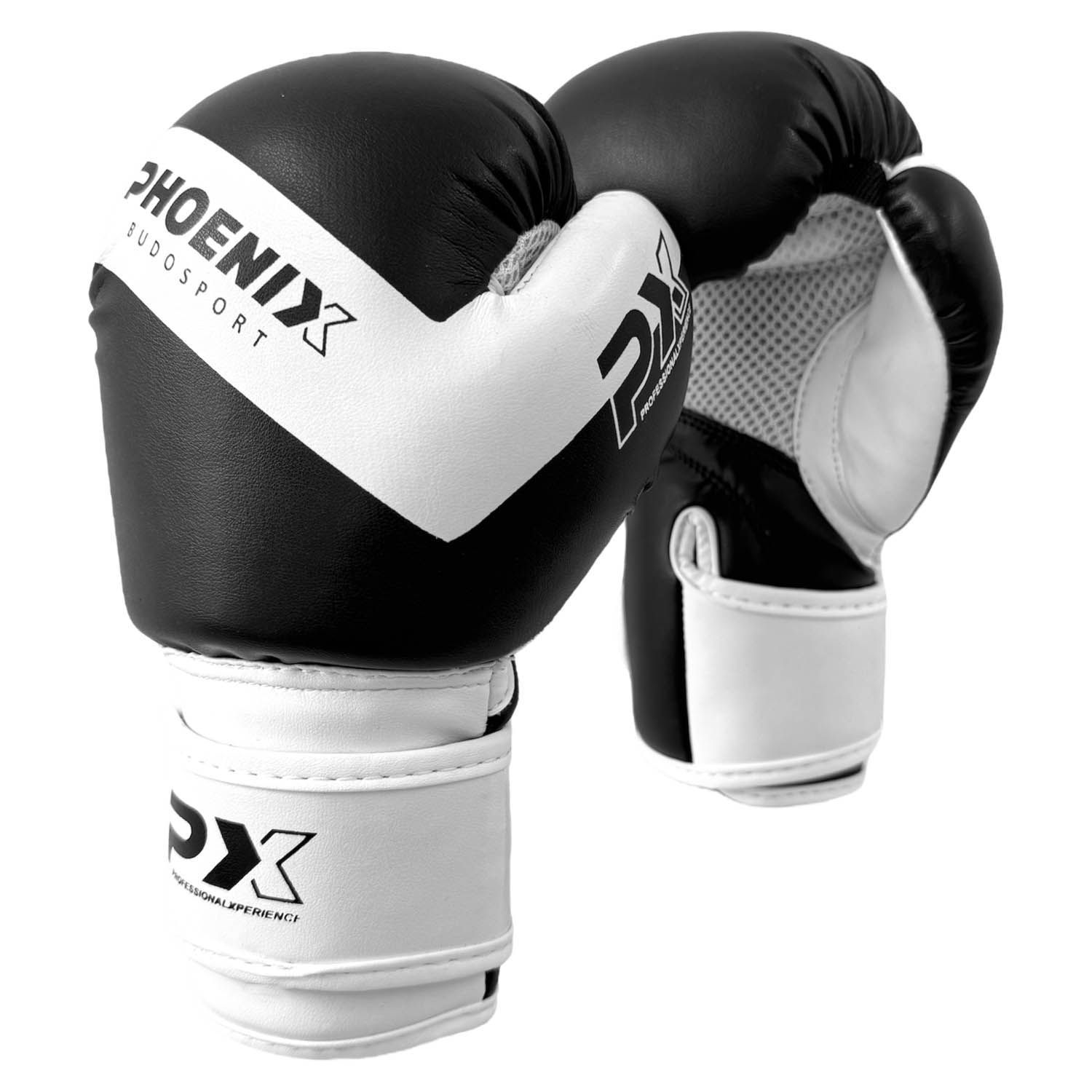 Boxhandschuhe für Kids Schwarz/Weiß Boxhandschuhe für Kids Schwarz/Weiß