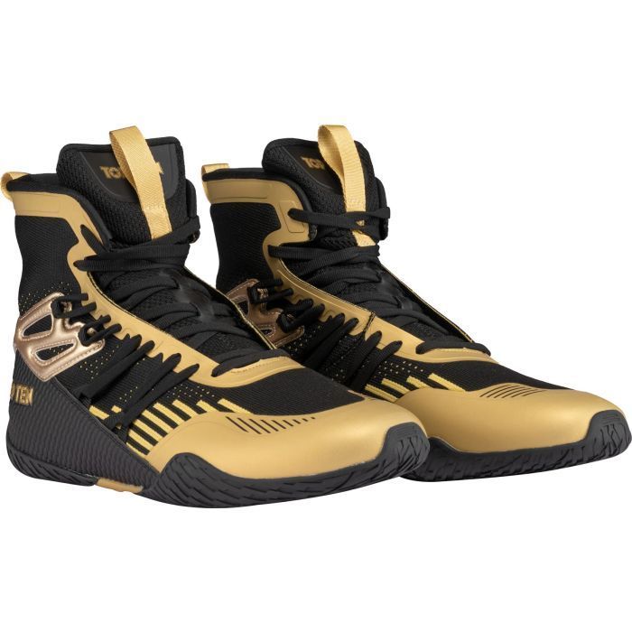 Top Ten Boxstiefel "Footwork" Schwarz/gold