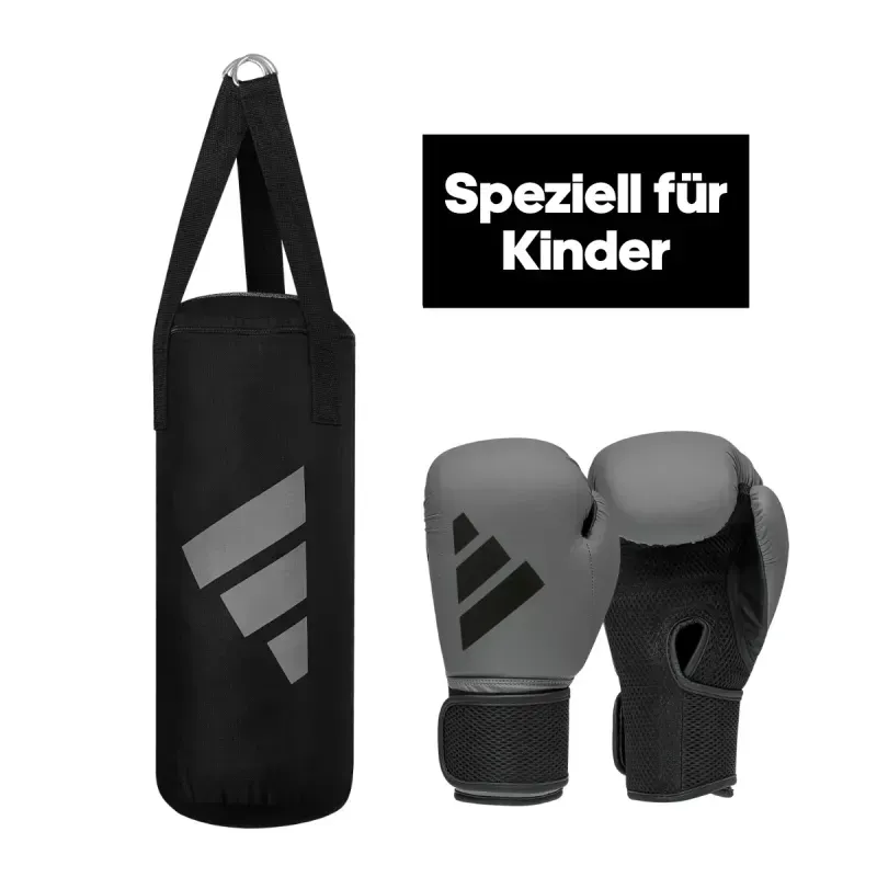 adidas Kinder Boxsack Set inkl. Boxhandschuhe adidas Kinder Boxsack Set inkl. Boxhandschuhe