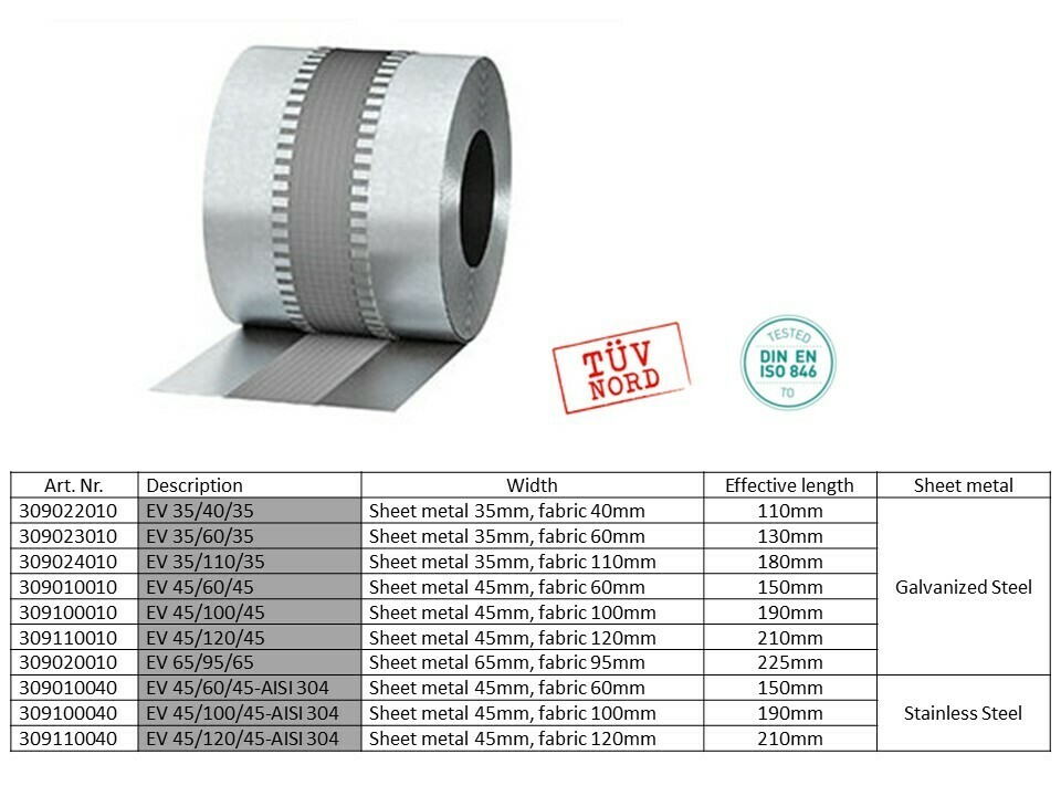 Flexible Duct Connector-Polyester/PVC