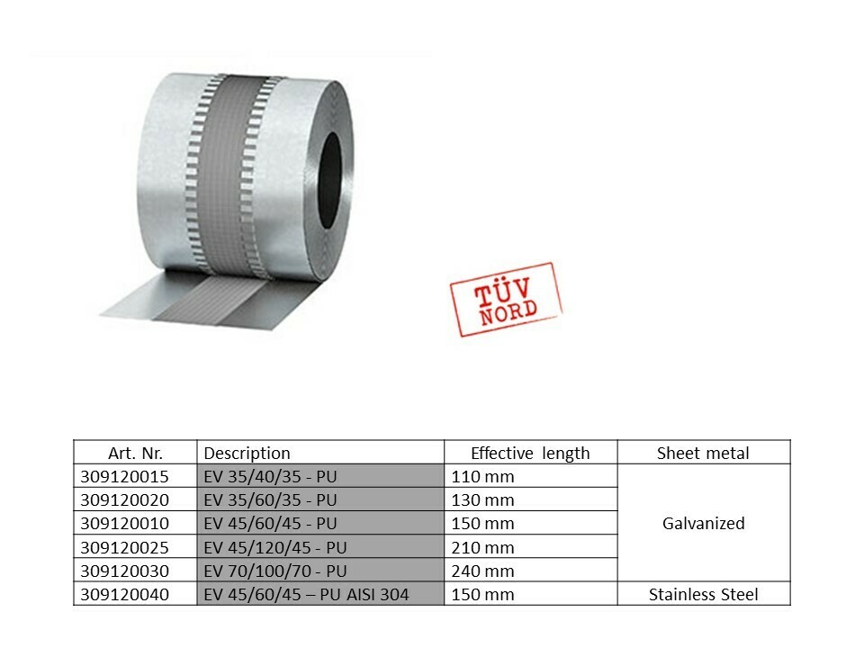 Flexible Duct Connector-Fibreglass/PU