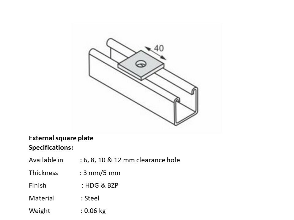 External square plate