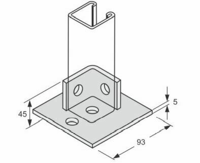 Base plate double fix