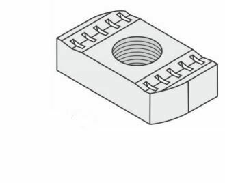Channel nut without spring