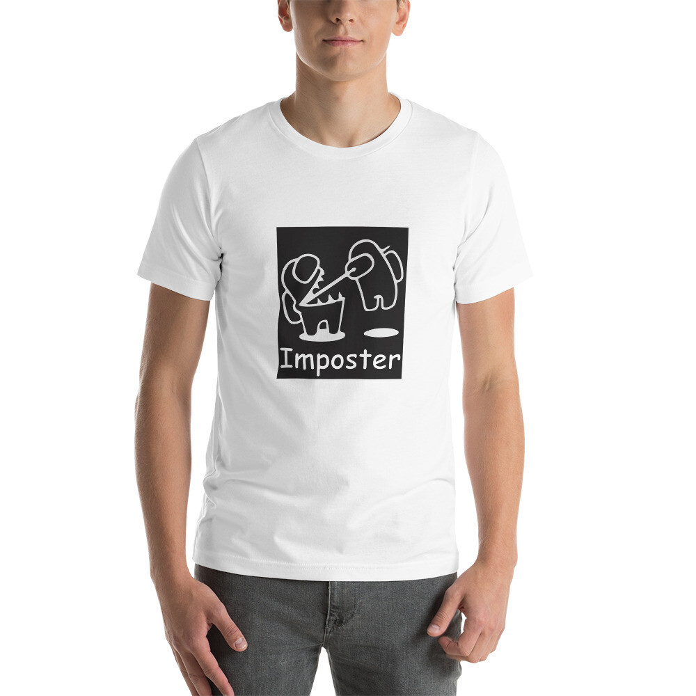 among us impostor inspired t-shirt available in various colours