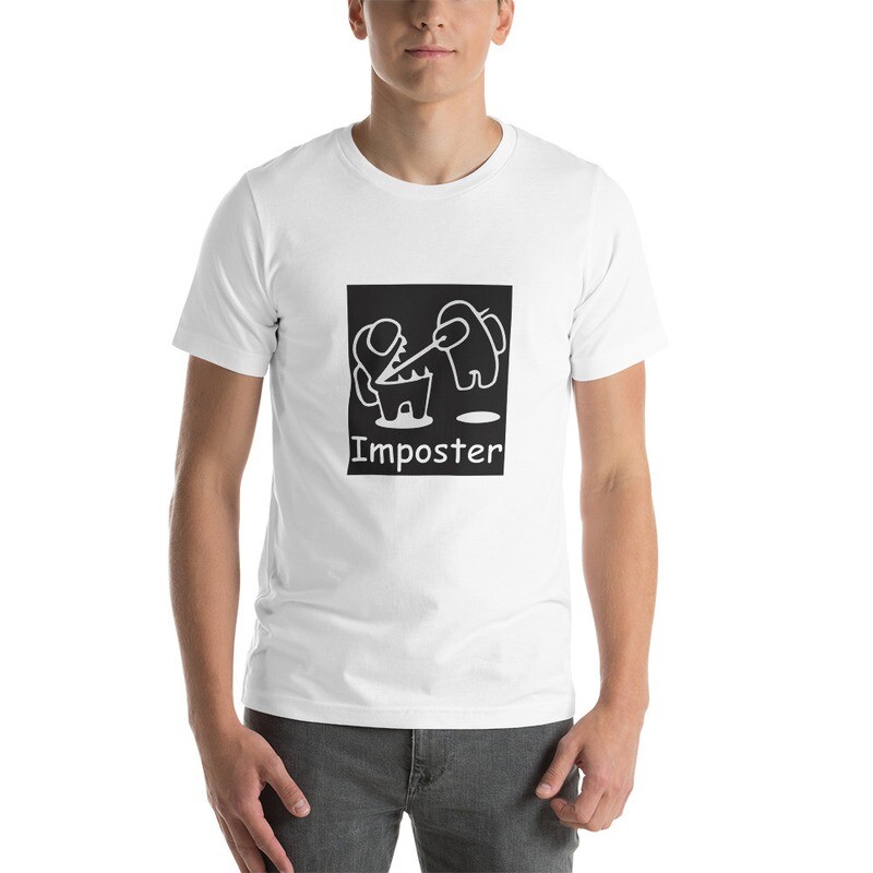 among us impostor inspired t-shirt available in various colours