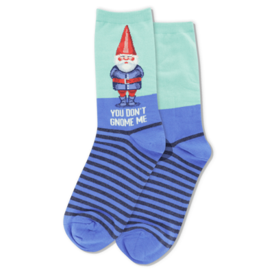 You Don’t Gnome Me MINT Womens Sock