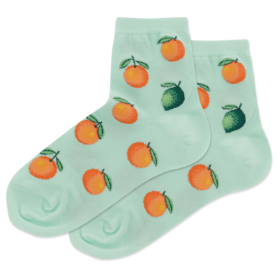 Citrus - Mint Womens Socks