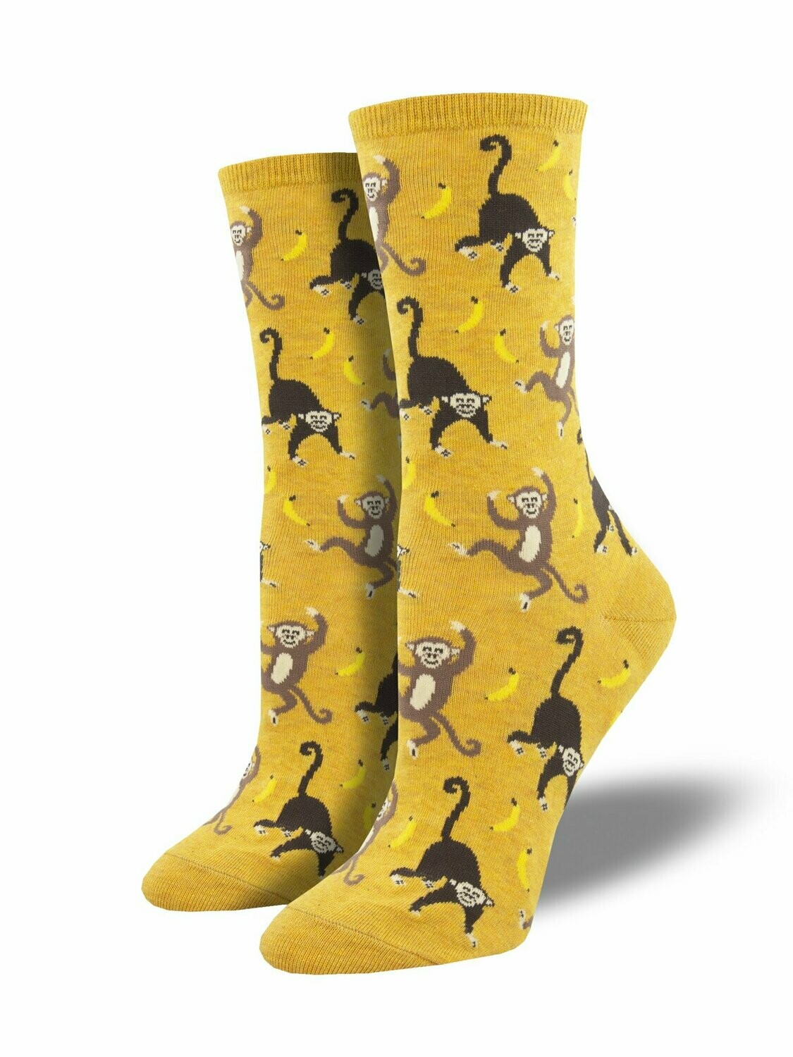Going Bananas Gold Heather- Women's Socks