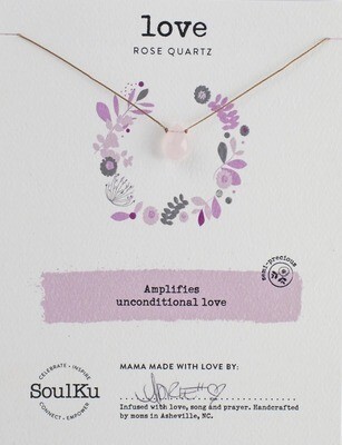 Soul-Full Necklace Rose Quartz Love