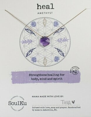 Amethyst Heal Sacred Necklace 