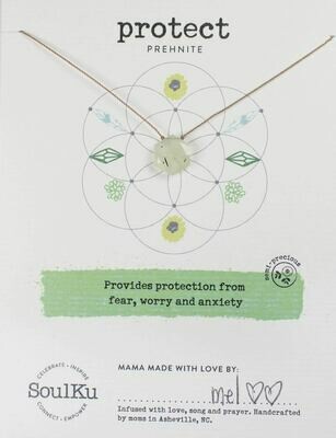 Sacred Necklace Prehenite Protect