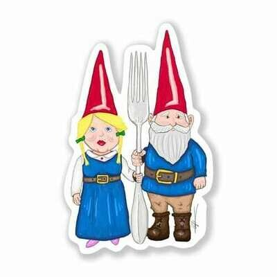 Gothic Gnomes Sticker