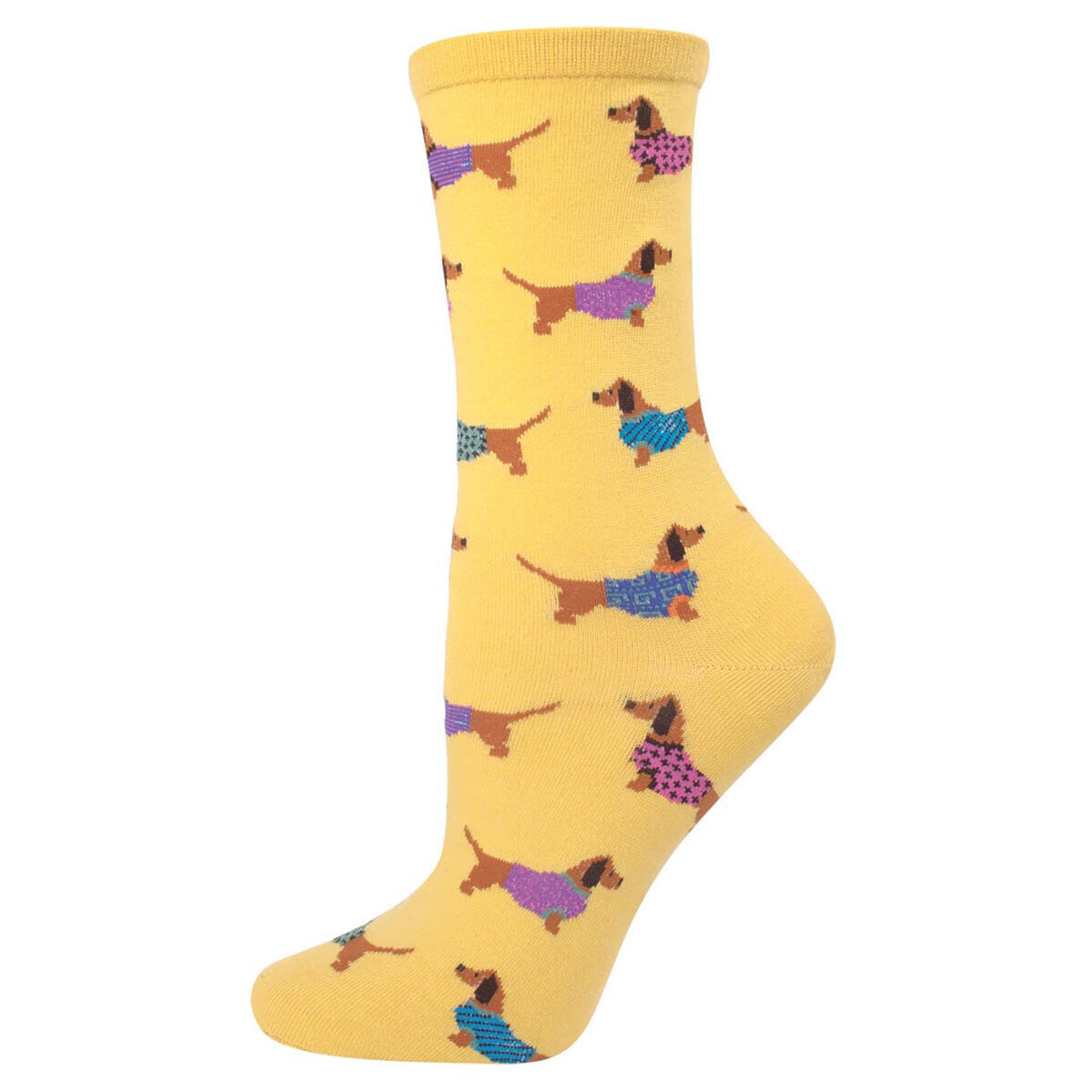 Haute Dog Mimosa Yellow Women's Socks