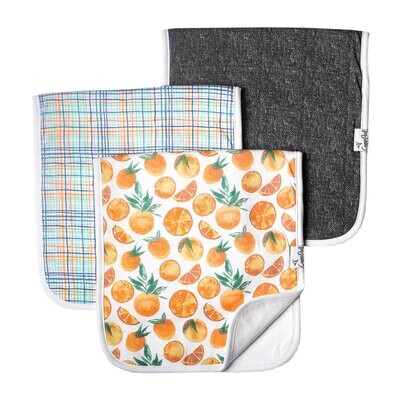 Citrus Burp Cloth S/3