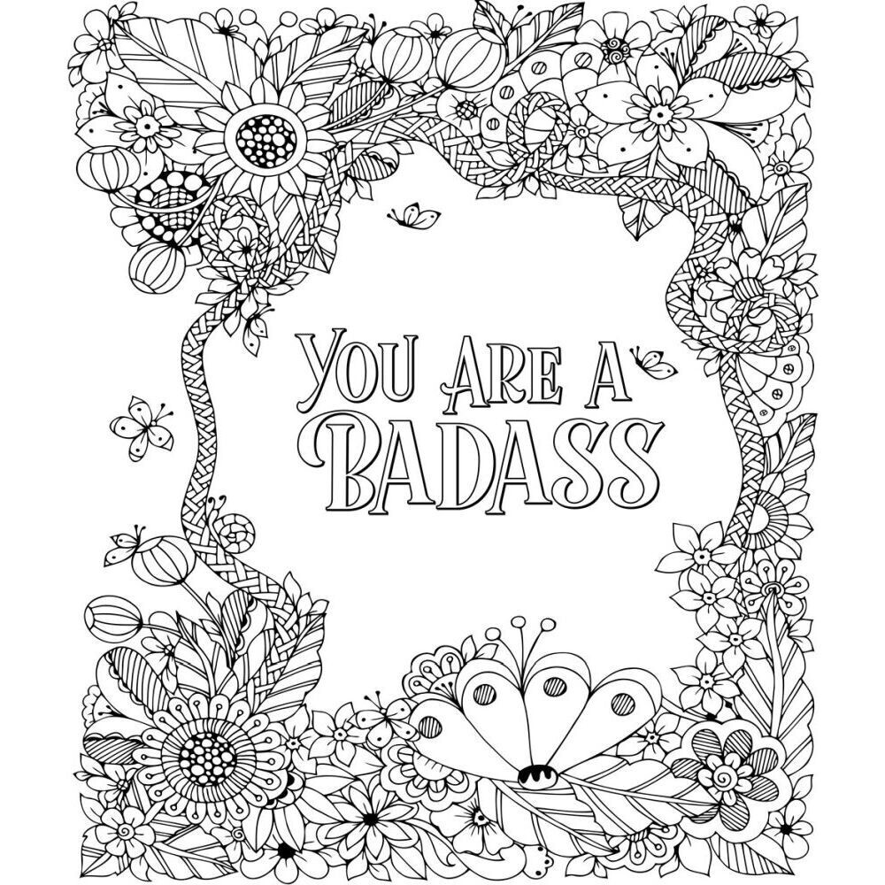 Badass Coloring Pages - 2468008151 