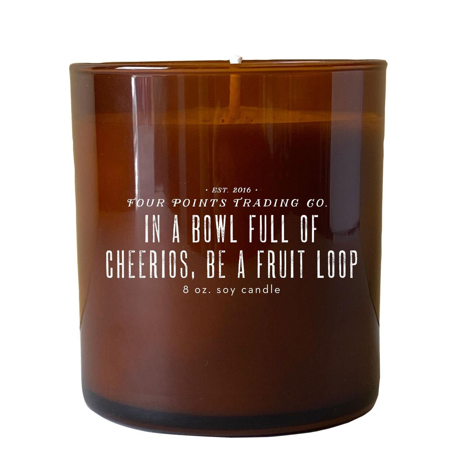 In A Bowl Of Cheerios 8 oz Soy Candle