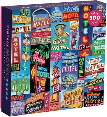 Vintage Motel Signs Puzzle