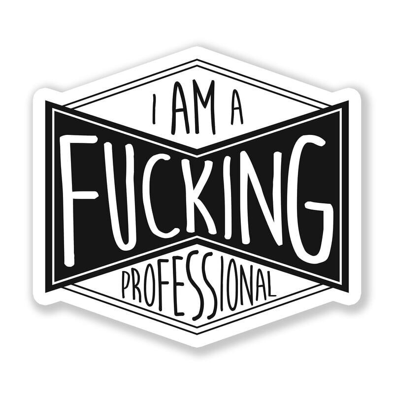 **Fucking Professional Sticker