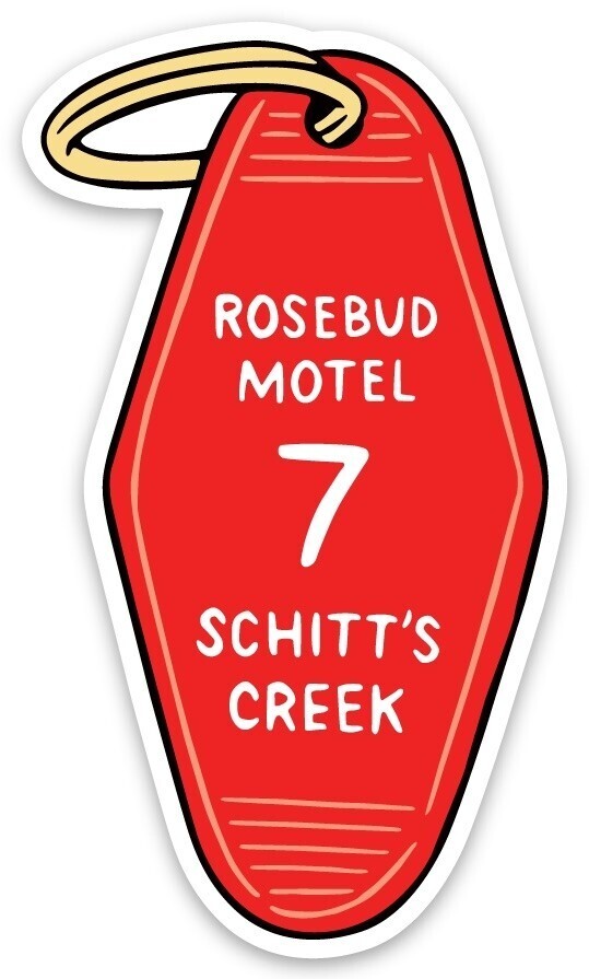 Rosebud Motel Sticker
