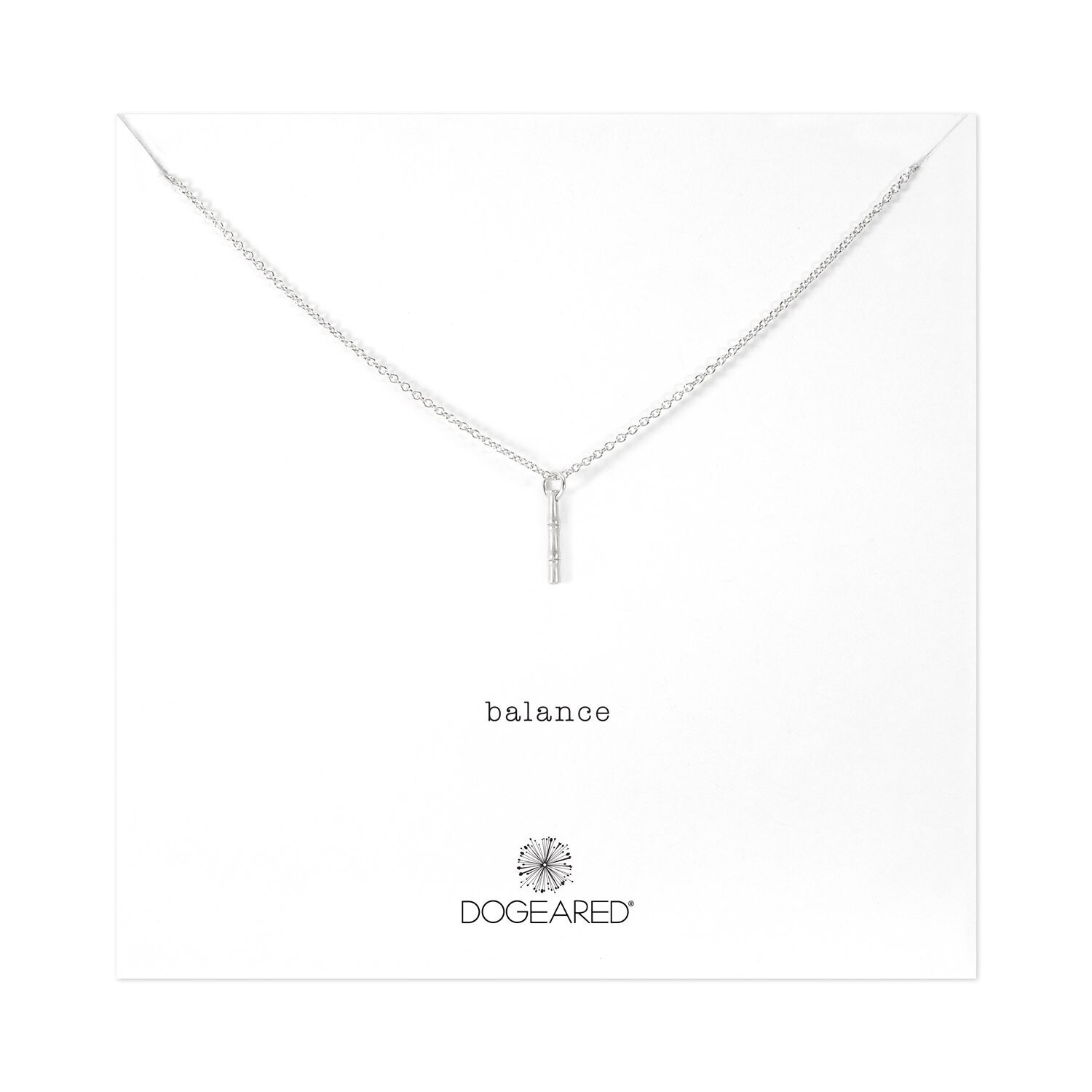 Balance Bamboo Sterling Silver Necklace