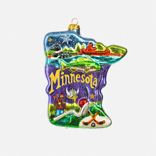 Minnesota Ornament Glass 5.25"