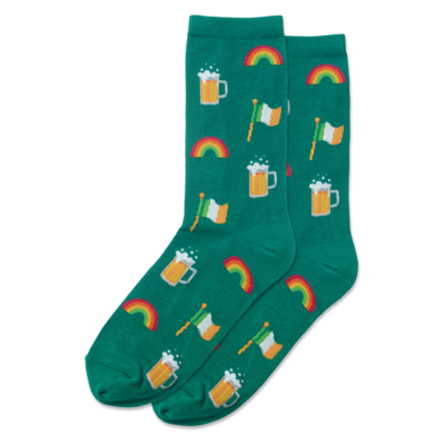 Irish Celebration Women's Socks Green