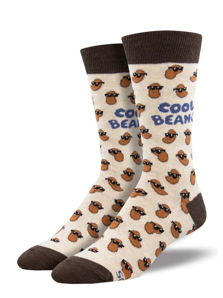 Cool Beans Men's Socks Ivory Heather