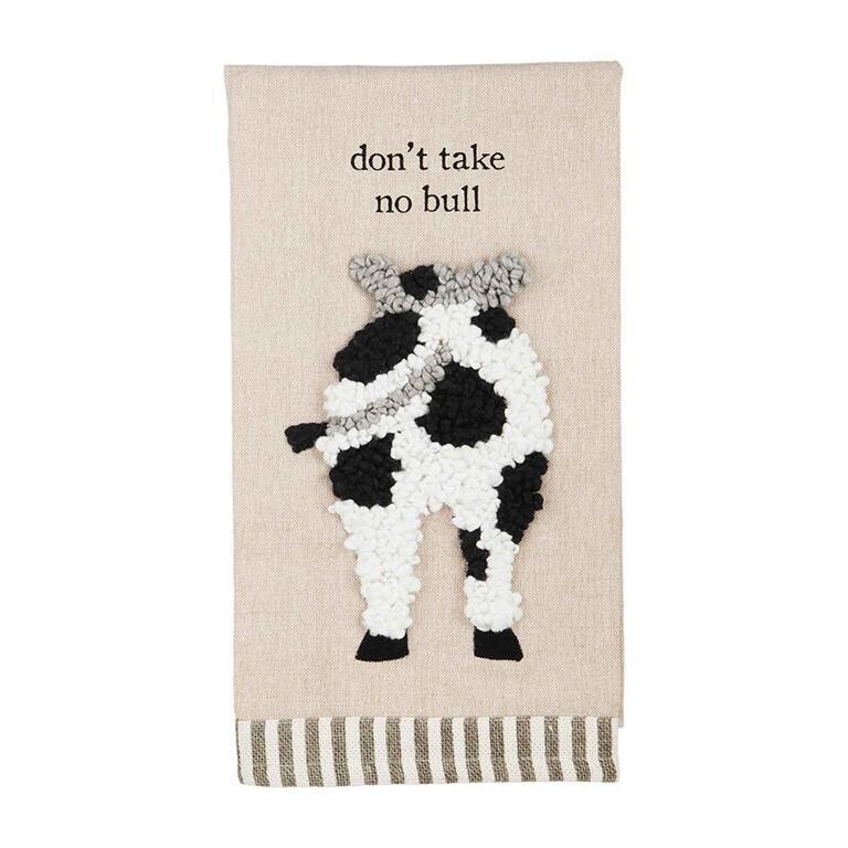 Cow Applique Towel