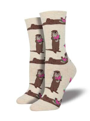 Ottermelon Ivory Heather Women's Socks