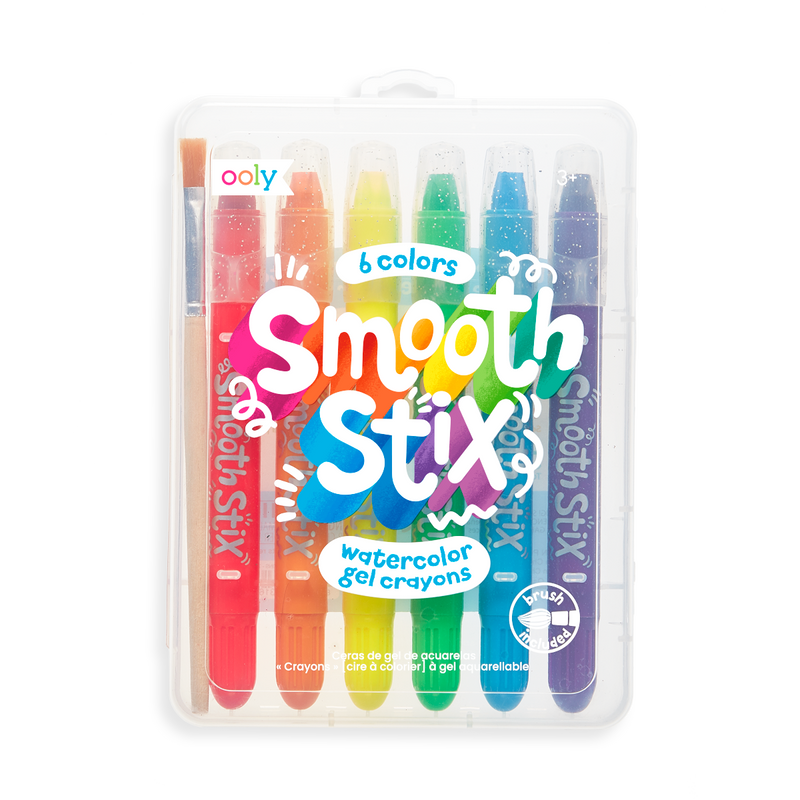 Smooth Six Watercolor Gel Crayons