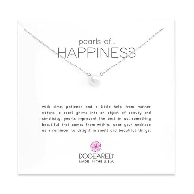 Pearls Of Happiness Sterling Silver Necklace