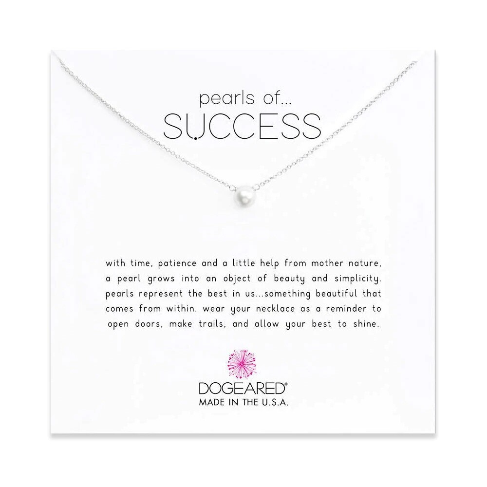 Pearls Of Success Sterling Silver Necklace