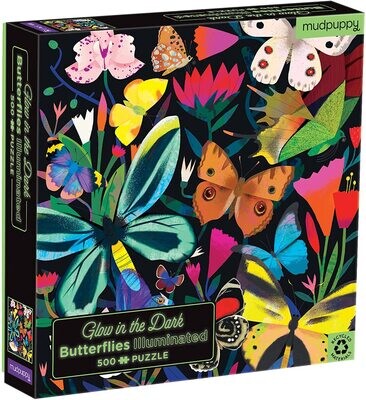 Glow Family Butterflies 500 Piece Puzzle