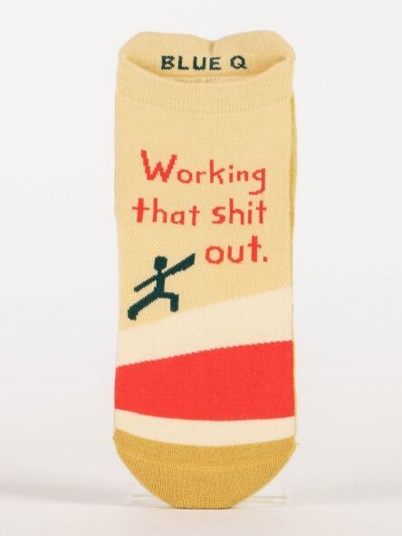 Working That Shit Out Sneaker Socks (S/M)