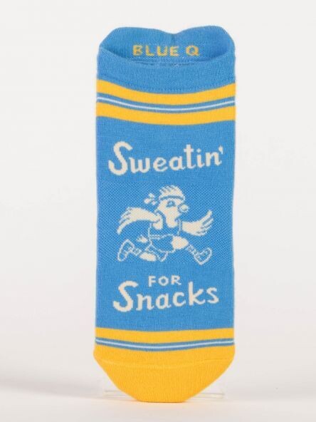 Sweatin' For Snacks Sneaker Socks (L/XL)