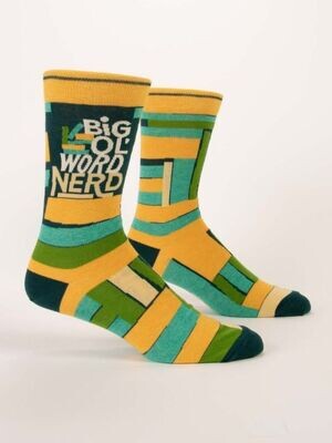 Big Ol' Word Nerd Men's Socks